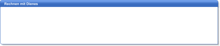 Rechnen mit Dienes